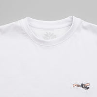 Magenta God's Plan T-Shirt in White thumbnail