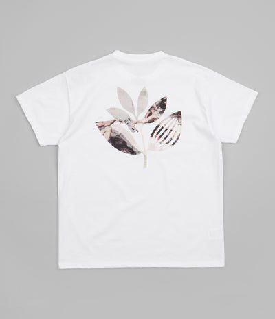 Magenta God's Plan T-Shirt in White
