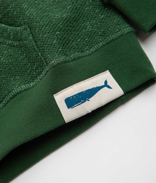 Mollusk Whale Patch Hoodie - Rover Green | Flatspot