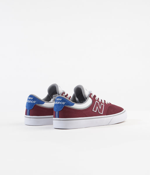 New Balance Numeric 255 Shoes Burgundy Royal Flatspot