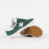 New Balance Numeric 272 Shoes in Green and White thumbnail