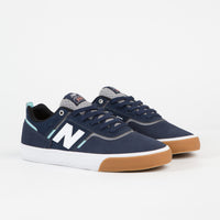 New Balance Numeric 306 Jamie Foy Shoes in Navy and White / Gum thumbnail