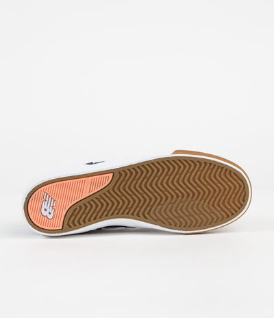 New Balance Numeric 306 Jamie Foy Shoes in Navy and White / Gum