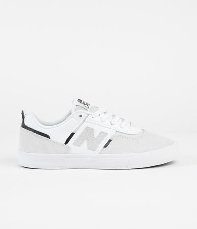 New Balance Numeric 306 Jamie Foy Shoes in White and White / Black