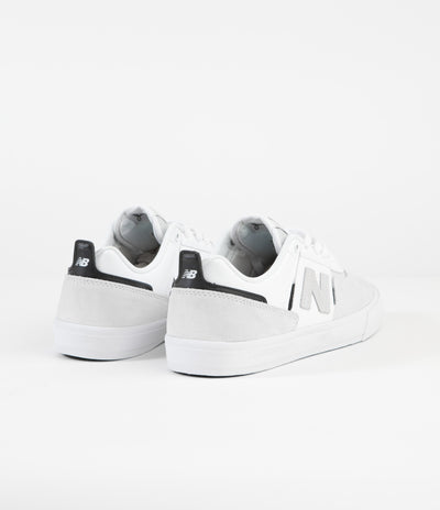 New Balance Numeric 306 Jamie Foy Shoes in White and White / Black
