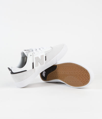 New Balance Numeric 306 Jamie Foy Shoes in White and White / Black