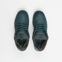 New Balance Numeric x Primitive 1010 Tiago Lemos Shoes in Deep Teal and Lime Green thumbnail