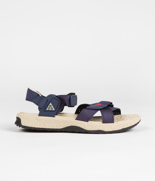 Nike ACG Air Deschutz+ Sandals Midnight Navy Light Crimson