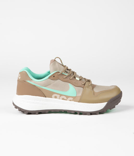 Nike ACG Lowcate Shoes Limestone Green Glow Dark Driftwood