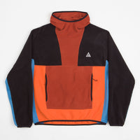 Nike ACG Polartec Wolf Tree Hoodie in Cinnabar and Black / Rush Orange / Dutch Blue thumbnail