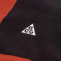 Nike ACG Polartec Wolf Tree Hoodie in Cinnabar and Black / Rush Orange / Dutch Blue thumbnail