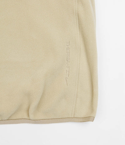 Nike ACG Polartec Wolf Tree Hoodie in Khaki and Limestone / Sanddrift