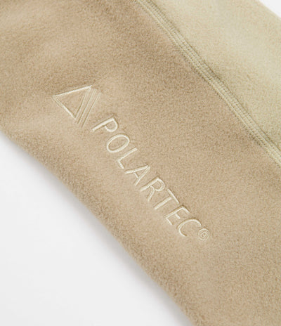 Nike ACG Polartec Wolf Tree Hoodie in Khaki and Limestone / Sanddrift