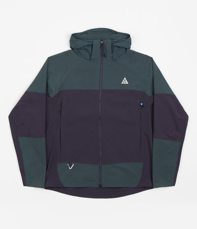 Nike ACG Sun Farer Jacket in Faded Spruce and Gridiron / Black / Summit White