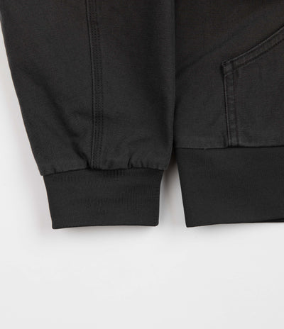 Nike Padded Hooded Jacket in Off Noir and White