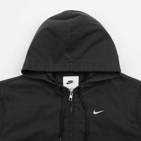 Nike Padded Hooded Jacket in Off Noir and White thumbnail