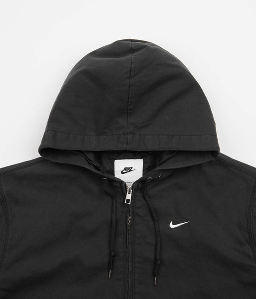 plain black nike jacket