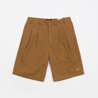 Nike Pleated Chino Shorts - Ale Brown / White thumbnail