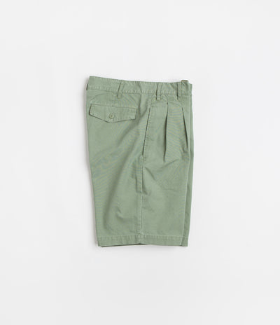 Nike Pleated Chino Shorts - Oil Green / White