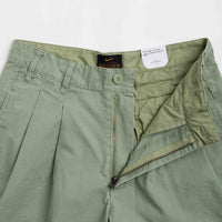 Nike Pleated Chino Shorts - Oil Green / White thumbnail