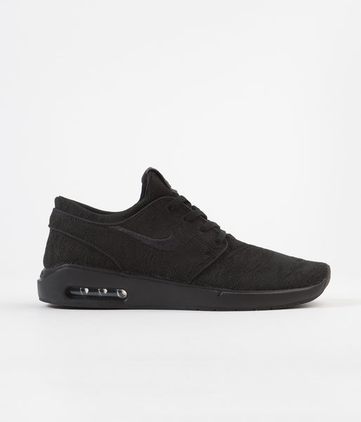 Nike SB Air Max Stefan Janoski 2 Shoes Black Black Black Black Flatspot
