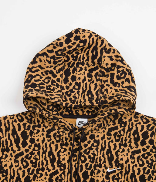 Nike SB Animal Print Hoodie - Elemental Gold | Flatspot