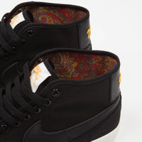 Nike SB Blazer Court Mid Premium Shoes in Black and Black and Black - Sail thumbnail