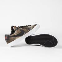 Nike SB Blazer Low Pro GT Premium Shoes - Black / Safety Orange - Black - Photon Dust thumbnail