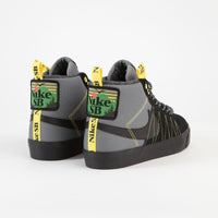 Nike SB Blazer Mid Premium Shoes - Cool Grey / Black - White - Yellow Strike thumbnail