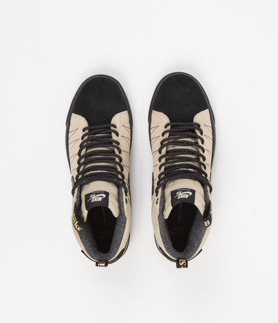 Nike SB Blazer Mid Premium Shoes in Rattan and Black and Rattan - Safety Orange