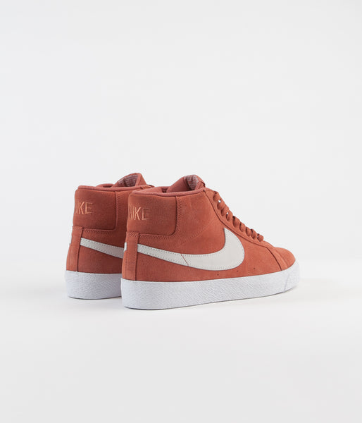 Nike SB Blazer Mid Shoes Dusty Peach White Flatspot