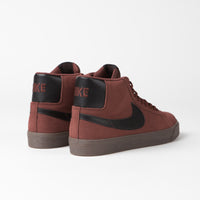 Nike SB Blazer Mid Shoes in Oxen Brown and Black and Oxen Brown thumbnail