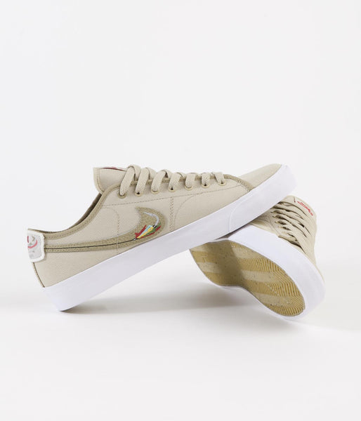 nike sb blzr court dvdl shoes grain parachute beige light bone sail