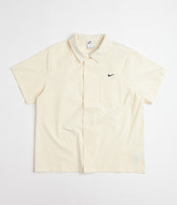 Nike SB Bowling Short Sleeve Shirt - Coconut Milk / Black