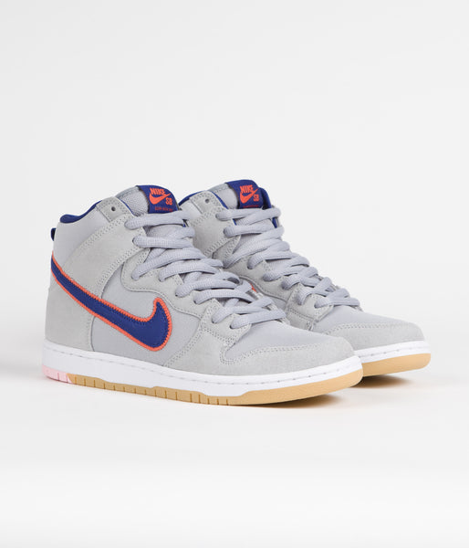 Nike SB Dunk High 'New York Mets' Premium Shoes - Cloud Grey ...