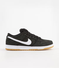 Nike SB Orange Label Dunk Low Pro Shoes in Black and White and Black