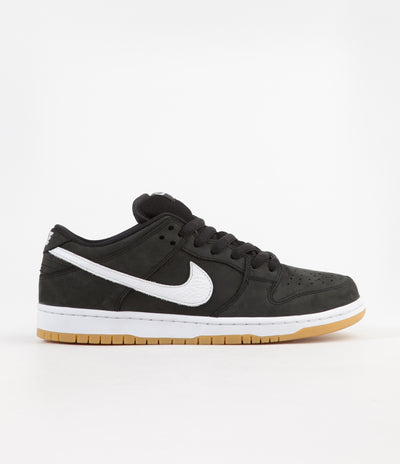 Nike SB Orange Label Dunk Low Pro Shoes in Black and White and Black