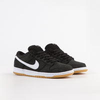 Nike SB Orange Label Dunk Low Pro Shoes in Black and White and Black thumbnail