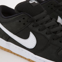 Nike SB Orange Label Dunk Low Pro Shoes in Black and White and Black thumbnail
