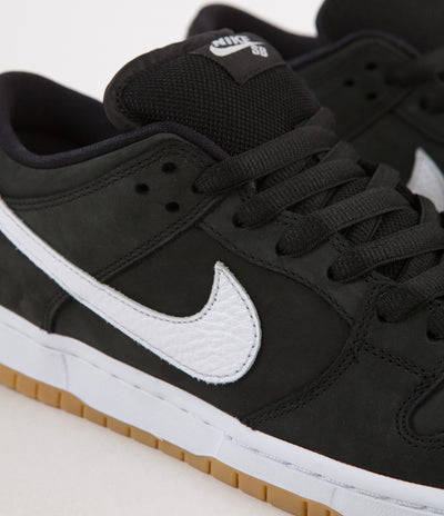 Nike SB Orange Label Dunk Low Pro Shoes in Black and White and Black