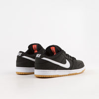 Nike SB Orange Label Dunk Low Pro Shoes in Black and White and Black thumbnail