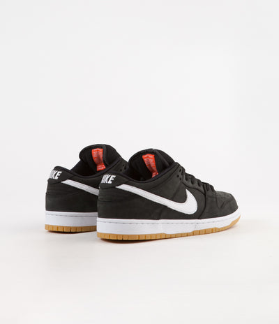 Nike SB Orange Label Dunk Low Pro Shoes in Black and White and Black