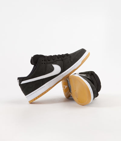 Nike SB Orange Label Dunk Low Pro Shoes in Black and White and Black