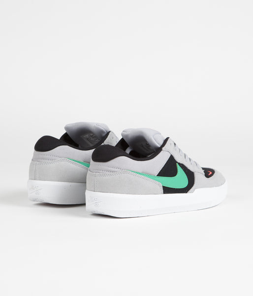 Nike SB Force 58 Shoes - Wolf Grey / Light Menta - Black Nike SB Force 58 Shoes - Wolf Grey / Light Menta - Black