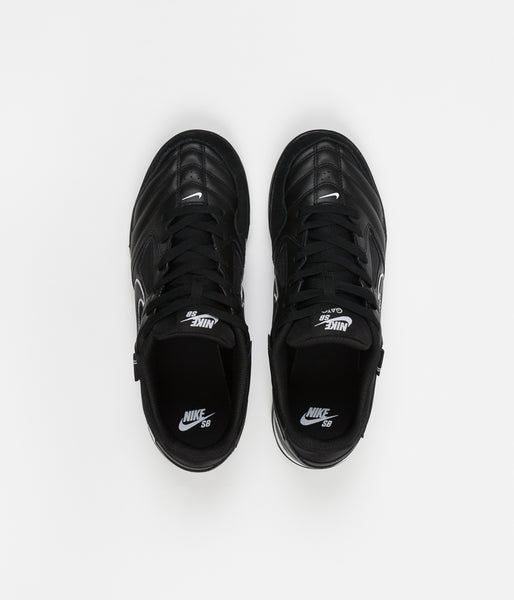 Nike SB Gato Shoes Black Black White Gum Light Brown Flatspot
