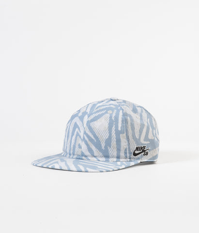 Nike SB Heritage86 All Over Print Cap White Black Flatspot