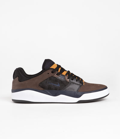 Nike SB Ishod Premium Shoes - Baroque Brown / Obsidian - Black