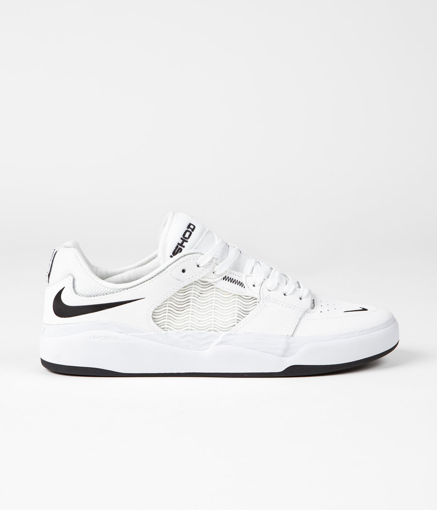 Nike SB Ishod Premium Shoes - White / Black - White - Black