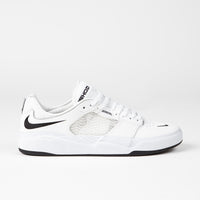 Nike SB Ishod Premium Shoes in White and Black and White - Black thumbnail