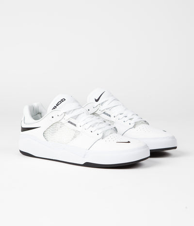Nike SB Ishod Premium Shoes - White / Black - White - Black